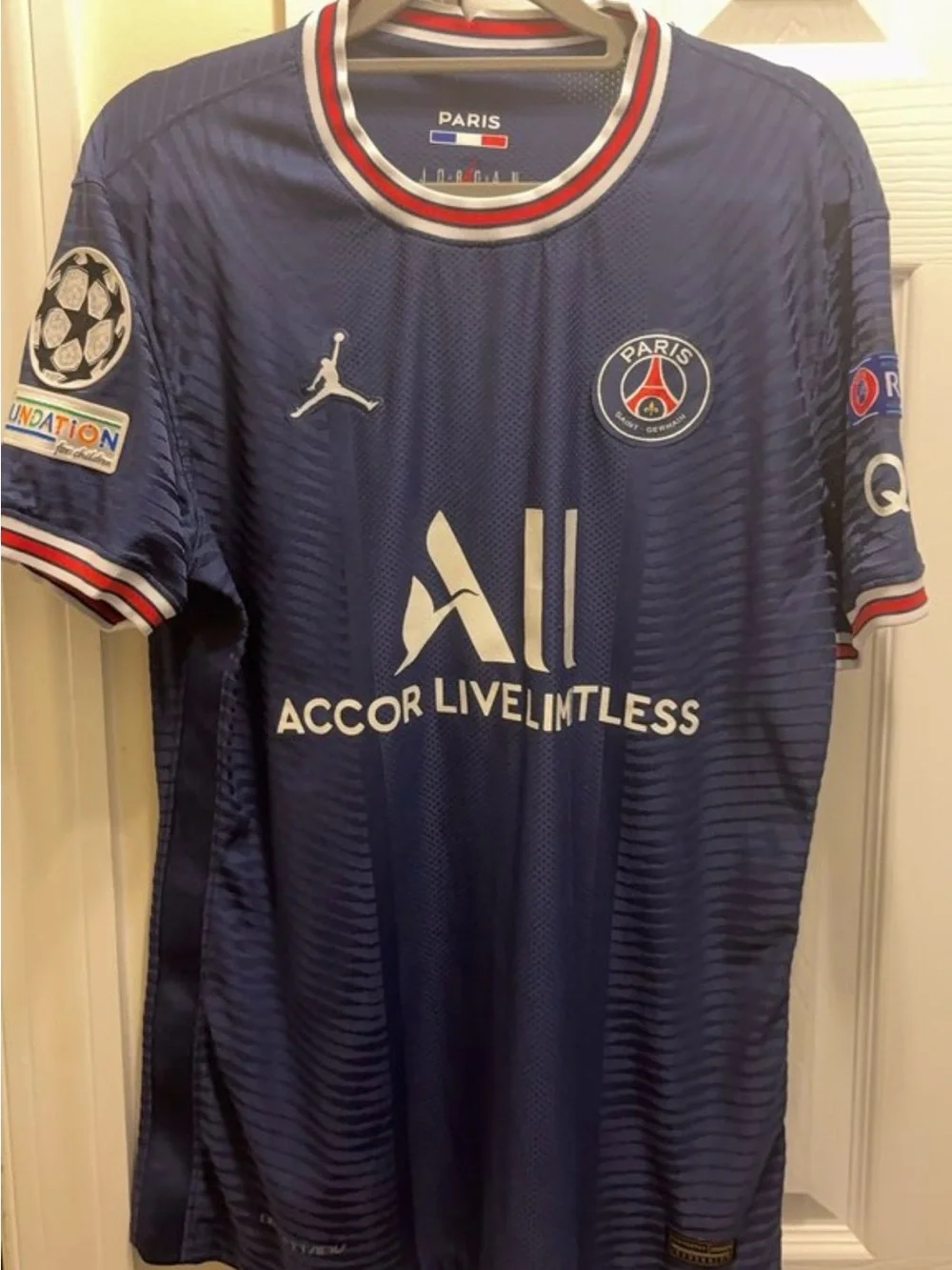 Paris Saint-Germain 2021/22 Home Jersey by Jordan ( Messi )